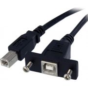 StarTech.com 91 cm lange, Paneel gemonteerde USB-kabel B naar B F/M