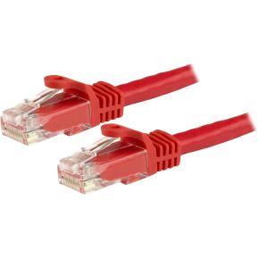 StarTech.com Cat6 patchkabel met snagless RJ45 connectors 1 m, rood
