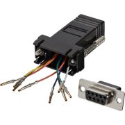StarTech.com DB9 naar RJ45 modulaire adapter V/V