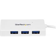 StarTech-com-Draagbare-4-poorts-SuperSpeed-USB-3-0-hub-wit