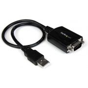 StarTech.com Korte USB naar RS232 Seriële DB9 Adapterkabel met COM-behoud