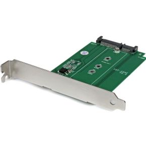 Startechcom M2 Naar Sata Ssd Adapter In Uitbreidingssleuf Gemonteerd startech kopen in de aanbieding