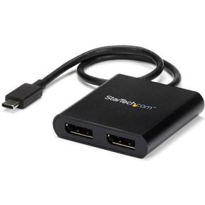 StarTech.com MSTCDP122DP video splitter USB C to 2x displayport
