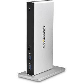 StarTech.com Universeel USB 3.0 laptop docking station met Dual DVI Video HDMI & VGA adapters, 2 USB