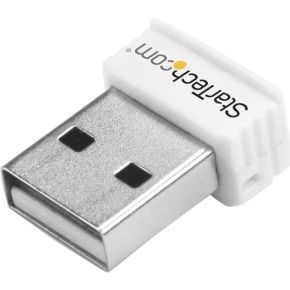 StarTech.com USB 150 Mbps Mini draadloze netwerkadapter 802.11n/g 1T1R USB Wi-Fi-adapter wit