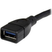 StarTech-com-USB-3-0-A-naar-A-verlengkabel-mannelijk-vrouwelijk-15cm-zwart