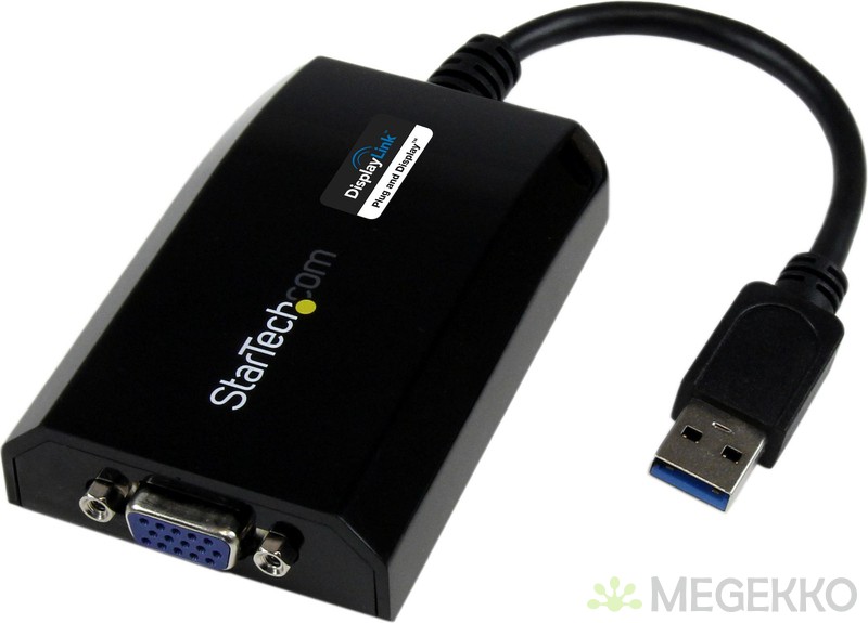 Geruststellen Laatste vertaler Megekko.nl - StarTech.com USB 3.0 naar VGA externe videokaartadapter voor