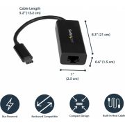 StarTech-com-USB-C-naar-Gigabit-Ethernet-Netwerkadapter-USB-3-1-Gen-1-5Gbps-
