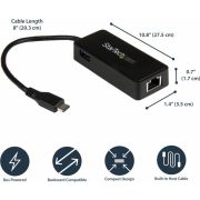 StarTech-com-USB-C-naar-gigabit-netwerkadapter-met-extra-USB-poort-USB-3-1-Type-C-Gen-1-5-Gbps-
