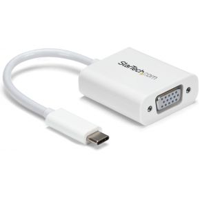 StarTech.com USB-C naar VGA adapter - wit