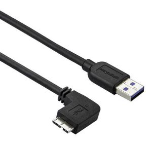 StarTech.com USB3AU2MLS USB A (m) naar haaks Micro USB B (m)