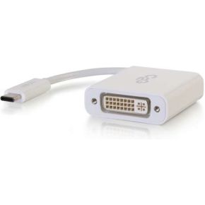 Cables To Go C2G 80525 Usb C Male Dvi Female Wit Kabeladapterverloopstukje cables to go kopen in de aanbieding