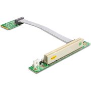Delock 41359 Riser Card Mini PCI Express > 1 x PCI met flexibele kabel 13cm links insteken