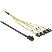 Delock 83393 Kabel Mini SAS HD SFF-8643 > 4 x SATA 7-polig 1 m