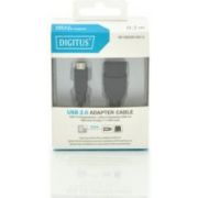 Digitus-0-2m-USB2-0-micro-B-USB2-0-A-0-2m-Micro-USB-B-USB-A-Zwart