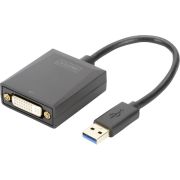 Digitus-DA-70842-USB-3-0-DVI-Zwart-kabeladapter-verloopstukje