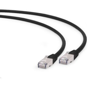 Gembird Pp6A Lszhcu Bk 1M 1M Cat6A Zwart Netwerkkabel gembird kopen in de aanbieding