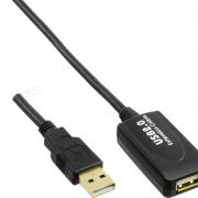 InLine-34605I-5m-USB-A-USB-A-Zwart-USB-kabel