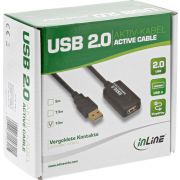 InLine-34605I-5m-USB-A-USB-A-Zwart-USB-kabel
