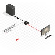 Lindy-41068-DisplayPort-1-2-HDMI-Zwart-kabeladapter-verloopstukje