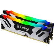 Kingston DDR5 Fury Renegade RGB 2x16GB 6400MHz CL32 Grijs KF564C32RSAK2-32 geheugenmodule