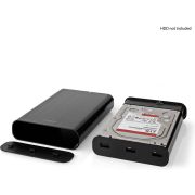 Nedis Hardeschijfbehuizing | 3.5 " | USB 3.2 Gen1 | USB Type-A / USB Type-C&amp;copy; | Notebook / PC | Aluminium