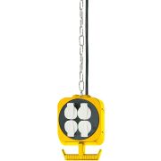 Brennenstuhl 1151760 power uitbreiding 5 m 2 AC-uitgang(en) Zwart, Wit, Geel