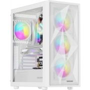 GENESIS NPC-2173 Diaxid 605 ARGB Midi Tower Wit Behuizing