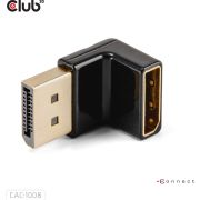 CLUB3D Displayport Male Naar Displayport Female 90-Graden Hoek Adapter 4K120Hz