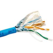 ACT CAT5E F/UTP LSZH soepel patch blauw 500 m