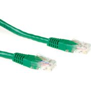 ACT Groene 0,5 meter U/UTP CAT6A patchkabels met RJ45 connectoren