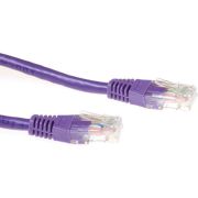 ACT IB6615 CAT6a U/UTP 15.00m netwerkkabel Paars