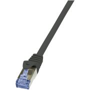 Logilink CQ3033S CAT6a S/FTP 1.00m netwerkkabel Zwart