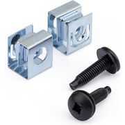 StarTech.com Server rack schroeven en klemmoeren 10-32 serverkast schroeven en moeren 50 stuks