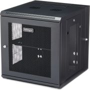 StarTech.com RK1224WALHM Wall mounted rack 12U 90kg Zwart rack