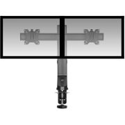 ACT Monitorarm max 27" office, crossbar, 2 schermen, eenvoudig in hoogte verstelbaar