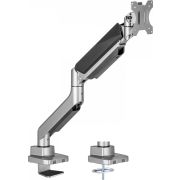 V7 DM1HDS flat panel bureau steun 124,5 cm (49") Zwart, Zilver