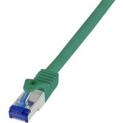 Logilink C6A025S CAT6a S/FTP 0.50m netwerkkabel Groen