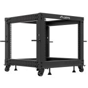 Lanberg OR01-6109-B rack 9U Vrijstaande rek Zwart