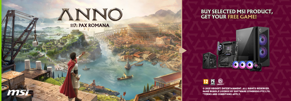 MSI Anno 117: Pax Romana Actie
