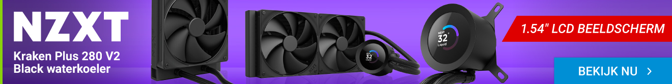 NZXT Kraken Plus 280 V2 Black waterkoeler