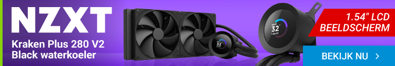 NZXT Kraken Plus 280 V2 Black waterkoeler
