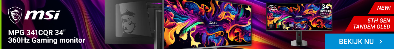 MSI MPG 341CQR QD-OLED X36 34" 360Hz Wide Quad HD Gaming monitor