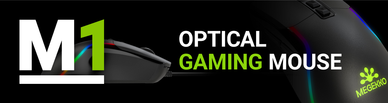 Megekko M1 Gaming Muis header