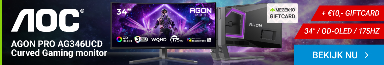 AOC AGON PRO AG346UCD 34" Wide Quad HD 175Hz OLED Curved Gaming monitor