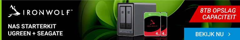 NAS Starterkit UGREEN DXP2800 + 2x4TB Seagate Ironwolf