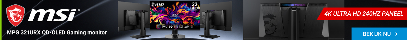 MSI MPG 321URX QD-OLED 32" 4K Ultra HD 240Hz OLED Gaming monitor
