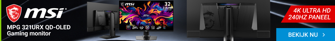 MSI MPG 321URX QD-OLED 32" 4K Ultra HD 240Hz OLED Gaming monitor