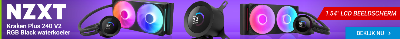 NZXT Kraken Plus 240 V2 RGB Black waterkoeler