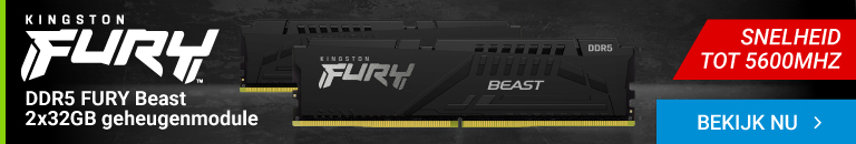 Kingston DDR5 FURY Beast 2x32GB 5600 KF556C36BBEK2-64 geheugenmodule